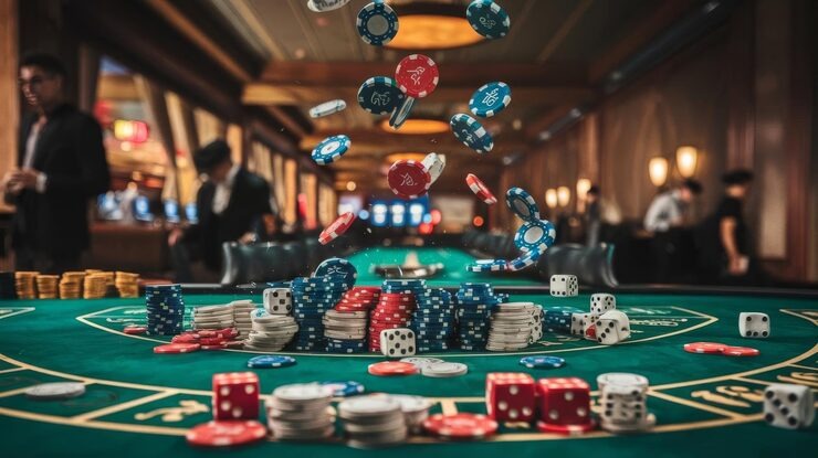Mobile phone displaying sgo77 live casino interface